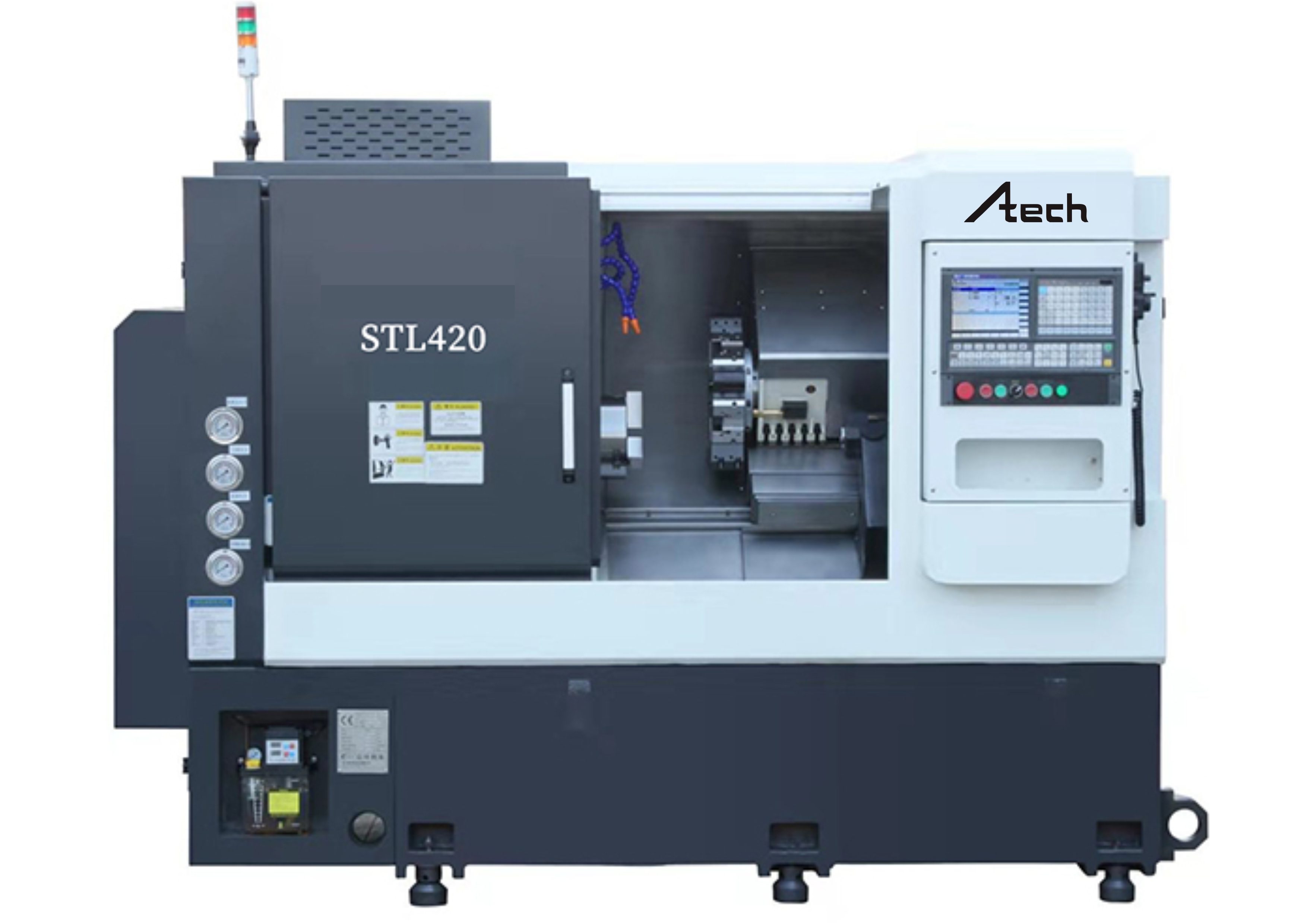 Slant Bed Lathe STL420 1
